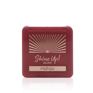 Box 24 Blush Iluminador Shine Up Mahav Compacto