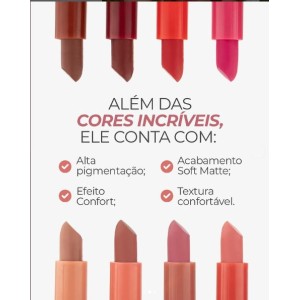 Batom Bastão Lip Color Cor 06 Dalla
