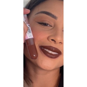 Batom Líquido + Gloss Duo D10 Ruby Rose