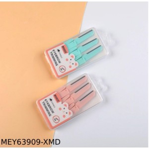 Kit 3 Navalha para Sobrancelha no Estojo