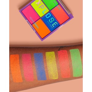 Paleta de Sombras Neon Explose Colors Spcolors c/ 6 Cores