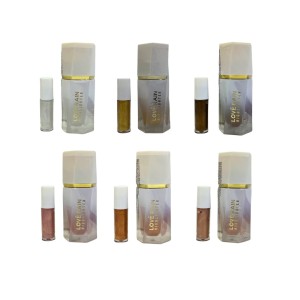 Kit 6 Iluminador Líquido c/ Aplicador Shiny Lové Rain