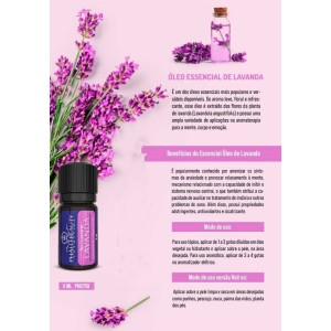 Óleo Essencial de Lavanda Phállebeauty 5 ml