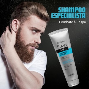 Shampoo Combate à Caspa Siàge Men Eudora 250 ml