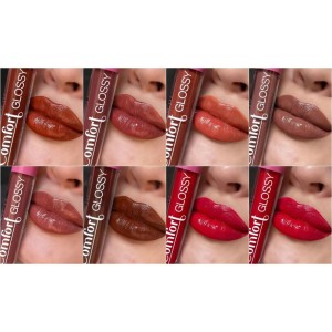 Kit 8 Gloss Labial Comfort Glossy Mahav
