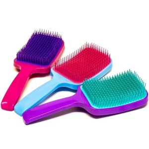 Escova de Cabelo Raquete Quadrada