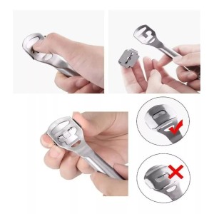 Removedor de Calos e Rachaduras com Lâminas Extra Inox