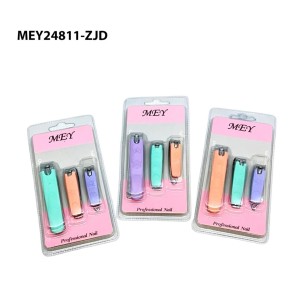 Kit 3 Cortador de Unhas Tamanhos Diferentes