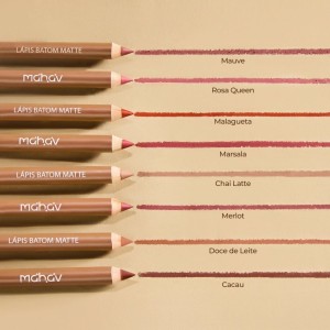 Lápis Batom Matte Lip Fusion Mauve Dia a Dia Mahav