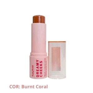 Blush Cremoso Stick Dreamy Cheeks Burnt Coral Ruby Rose