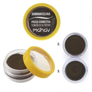 Kit 2 Pasta Corretiva para Sobrancelhas Mahav