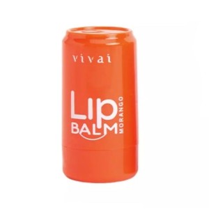 Lip Balm Morango Hidratante Labial Latinha Vivai
