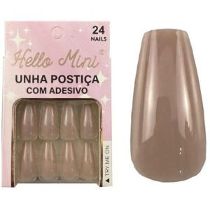 Kit Unhas Postiças Autocolantes c/ 24 Hello Mini a Escolher OY1398