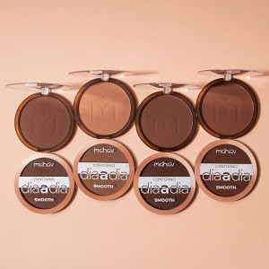 Contorno Facial em Pó Compacto Smooth Deep Brown Dia a Dia Mahav 