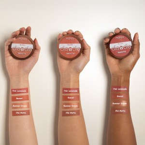 Kit 4 Blush Facial em Pó Compacto Smooth Dia a Dia Mahav 