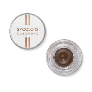 Delineador em Gel para Olhos Marrom SP Colors