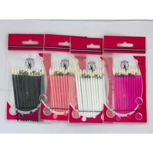 Aplicador de Sombra e Batom haste c/12 Hello Mini