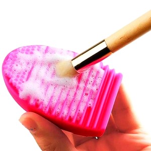 Kit 12 Limpador de Pincel de Maquiagem em Silicone