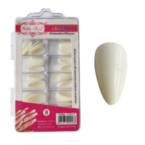 Unha Postiça Almond Hello Mini C/100 - OY001-8
