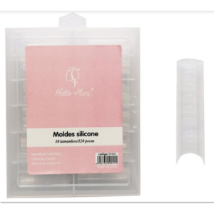 Moldes de Silicone para Unhas de Gel Hello Mini c/ 120