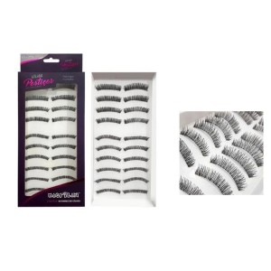 Cílios Postiços Macrilan Fios Longos e Curvados CL303