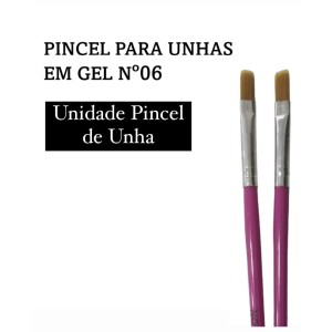 Pincel n° 6 para Unhas de Gel