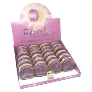 Box 24 Pó Banana Feels Ruby Rose Efeito Aveludado 14g