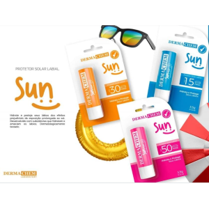 Kit 3 Protetor Labial Sun Dermachem