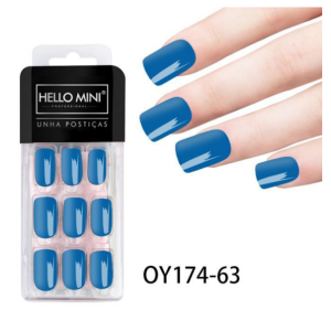 Kit Unhas Postiças Autocolantes c/ 24 Hello Mini OY174-63