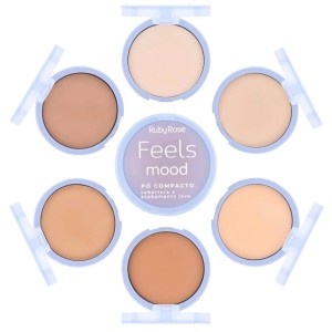 Pó Compacto Feels Mood Cor ME120 Ruby Rose