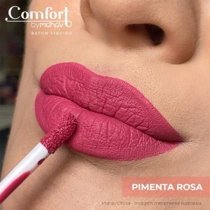 Batom Líquido Comfort Mahav Pimenta Rosa