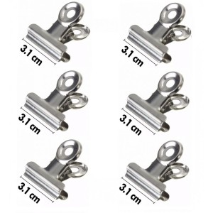 Kit 6 Presilhas Curvatura C p/ Unha 31 mm