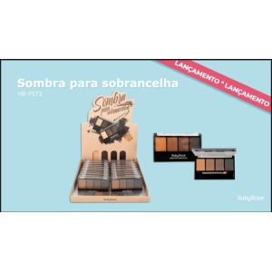 Box 24 Sombra para Sobrancelha Ruby Rose HB-F572