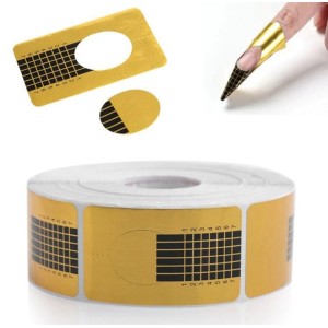 Molde Adesivo para Unha em rolo c/ 500 Unidades