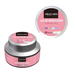 Led de Modelagem UV & LED Gel Hello Mini 02 Natural