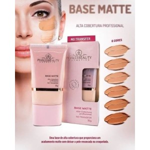Base Líquida Matte Cor 01 Phállebeauty 30 g