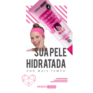Gel Peel Off Rosa Mosqueta e Argila Rosa Dermachem 60 G