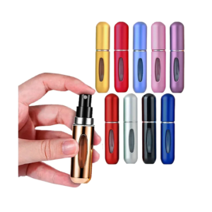 Porta Perfume Colorido em Spray