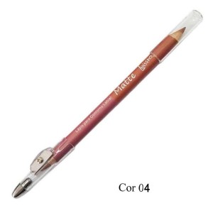 Lápis Duplo para Contorno Labial Matte Luisance Cor 04