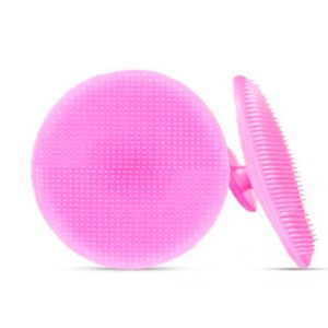 Esponja de Silicone para Limpeza Facial Redonda Hello Mini c/ ventosa