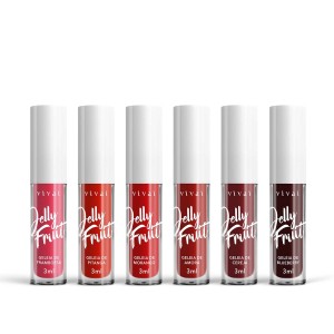 Kit 6 Lip Tint Jelly Fruit Vivai