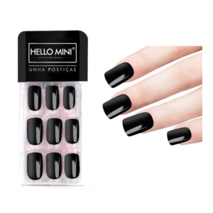 Kit Unhas Postiças Autocolantes c/ 24 Hello Mini OY174-51