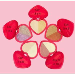 Iluminador Duo Dopamine Cor 7 e 8 Ruby Rose