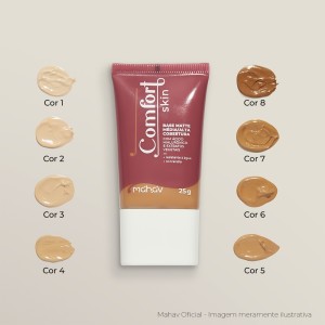 Base Matte Comfort Skin Cor 02 Mahav