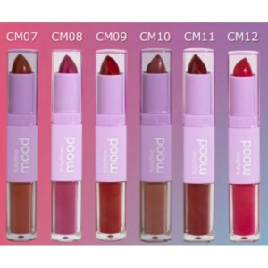Batom Duo Matte 2 em 1 Mood CM07 Ruby Rose