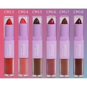 Batom Duo Matte 2 em 1 Mood CM13 Ruby Rose